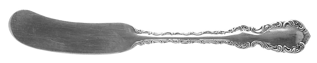 Louis XV (Sterling) Flat Handle Butter Spreader by Roden Brothers Ltd.-1