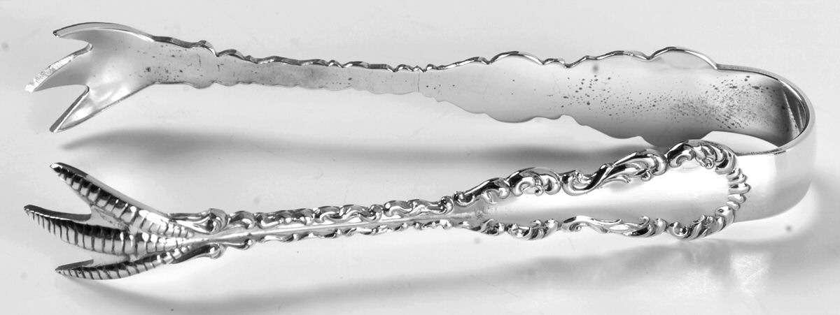 Louis XV (Sterling) Sugar Tongs by Roden Brothers Ltd.-1