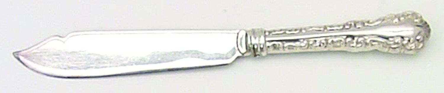 Louis XV (Sterling) Individual Fish Knife with Silverplate Blade by Roden Brothers Ltd.-1