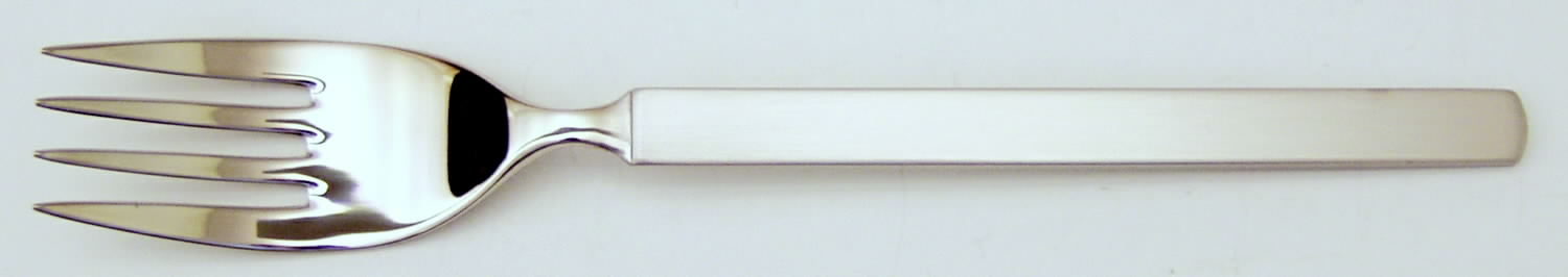 2001 (Stainless) Large Solid Cold Meat Serving Fork by Retroneu-1