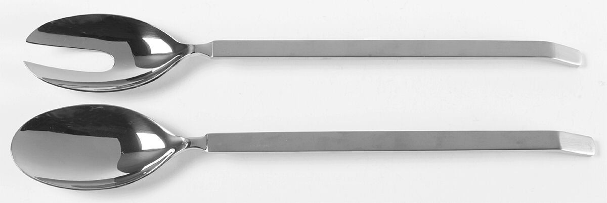 2001 (Stainless) (2 Pc) Solid Salad Set by Retroneu-1