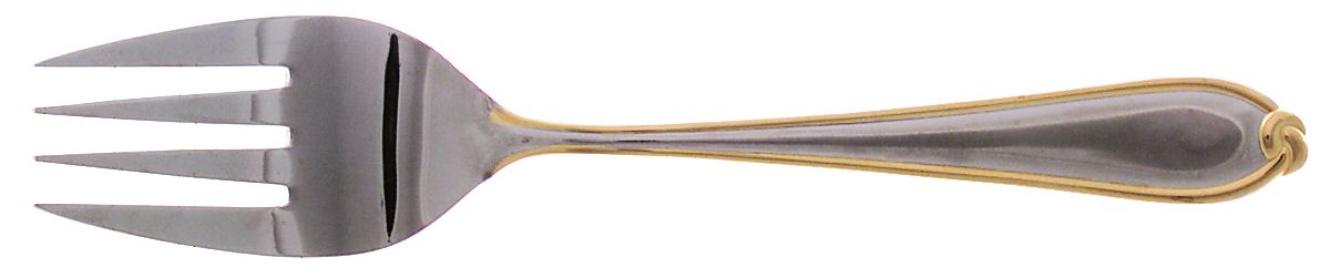 Alton II (Stainless) Medium Solid Cold Meat Serving Fork by Retroneu-1