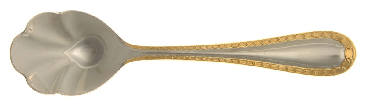 Anneau D'Or Gold (Stainless) Sugar Shell Spoon by Retroneu-1