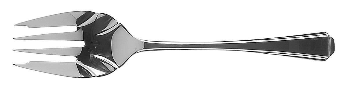 Ascot (Stainless) Solid Serving Fork by Retroneu-1