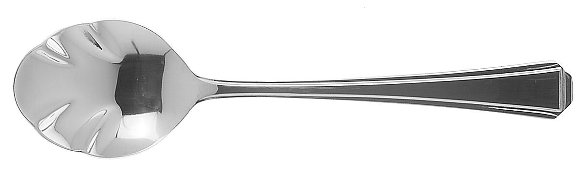Ascot (Stainless) Sugar Shell Spoon by Retroneu-1