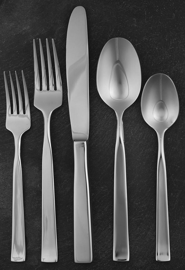 Aspen (Stainless) 5 Piece Place Setting by Retroneu-1