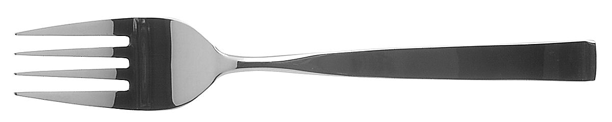 Aspen (Stainless) Medium Solid Cold Meat Serving Fork by Retroneu-1