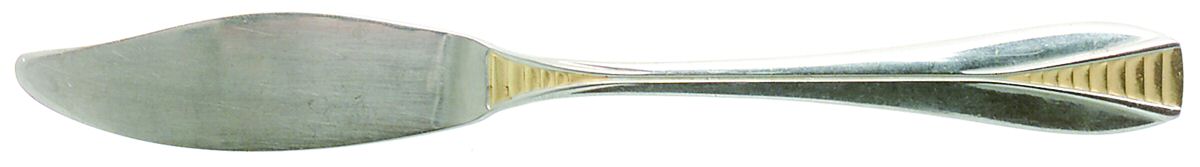 Avalon-Gold Accent (Stainless) Flat Handle Master Butter Knife by Retroneu-1