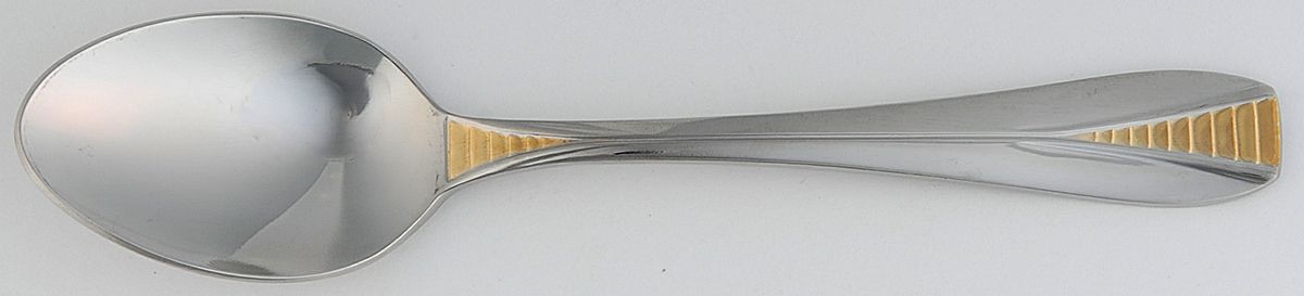 Avalon-Gold Accent (Stainless) Teaspoon by Retroneu-1