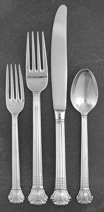 Avignon-Vendome (Stainless) 4 Piece Place Setting by Retroneu-1