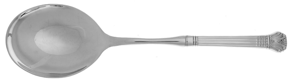 Avignon-Vendome (Stainless) Casserole Spoon with Smooth Stainless Bowl HC by Retroneu-1