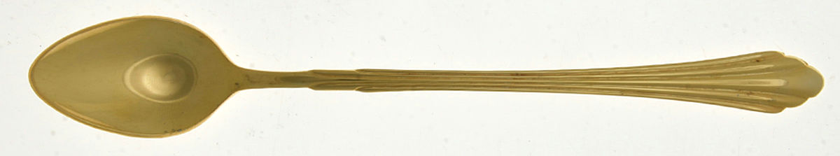 Barrington Gold (Gold Electroplate) Iced Tea Spoon by Retroneu-1