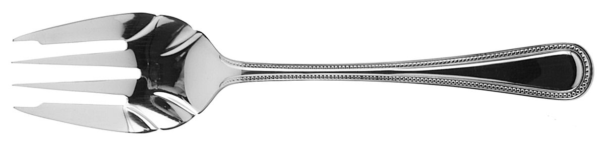 Beads (Silverplate) Solid Serving Fork by Retroneu-1