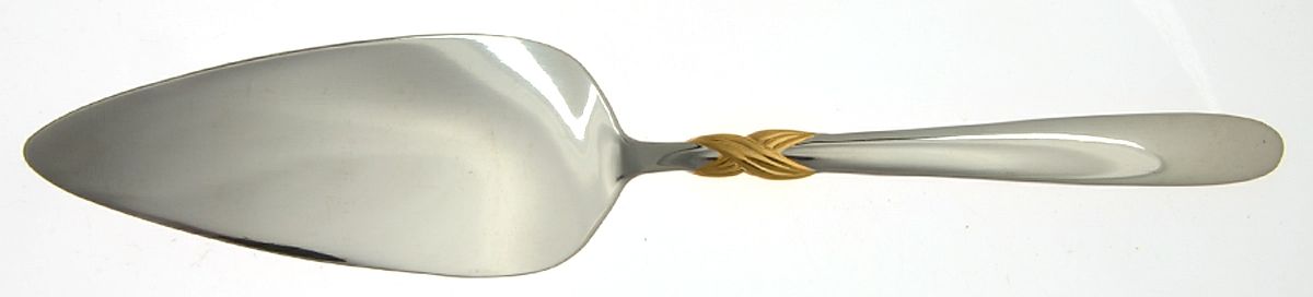 Braid-Gold Accent (Stainless) All Stainless Pie Server by Retroneu-1