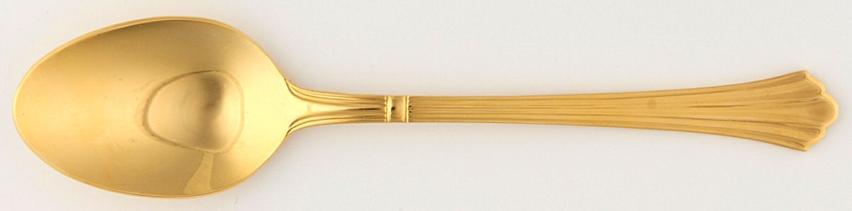 Century Gold (Electroplate) Place/Oval Soup Spoon by Retroneu-1