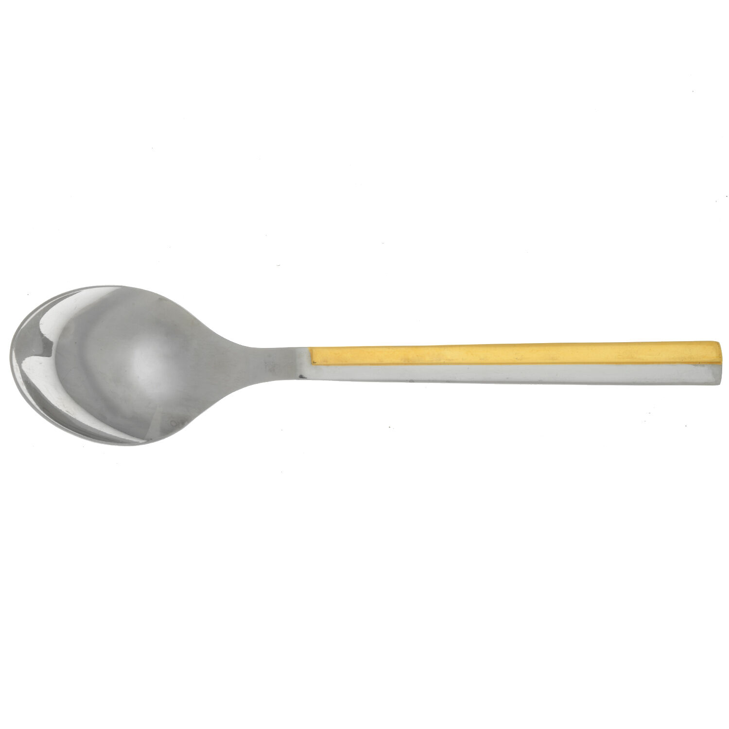 Center Stage (Stainless, Gold Accent) Teaspoon by Retroneu-1