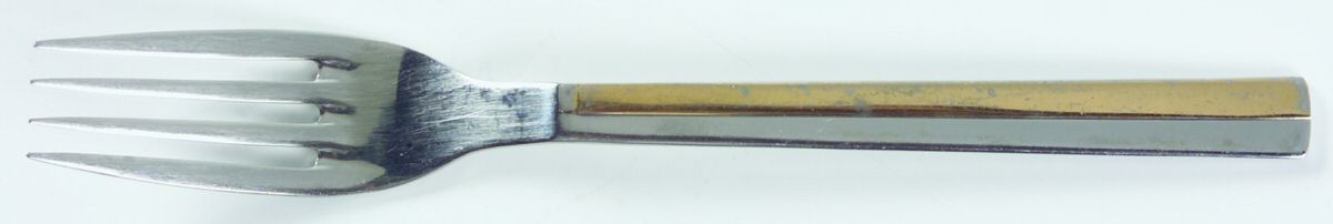 Center Stage (Stainless, Gold Accent) Fork by Retroneu-1