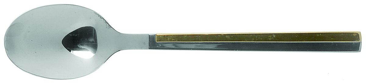Center Stage (Stainless, Gold Accent) Teaspoon by Retroneu-1