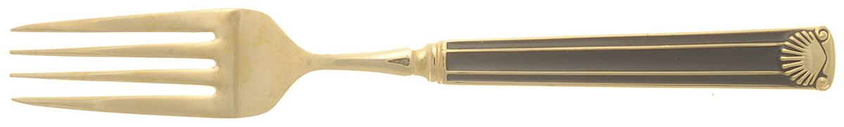 Cloisonee Shell-Black Fork by Retroneu-1