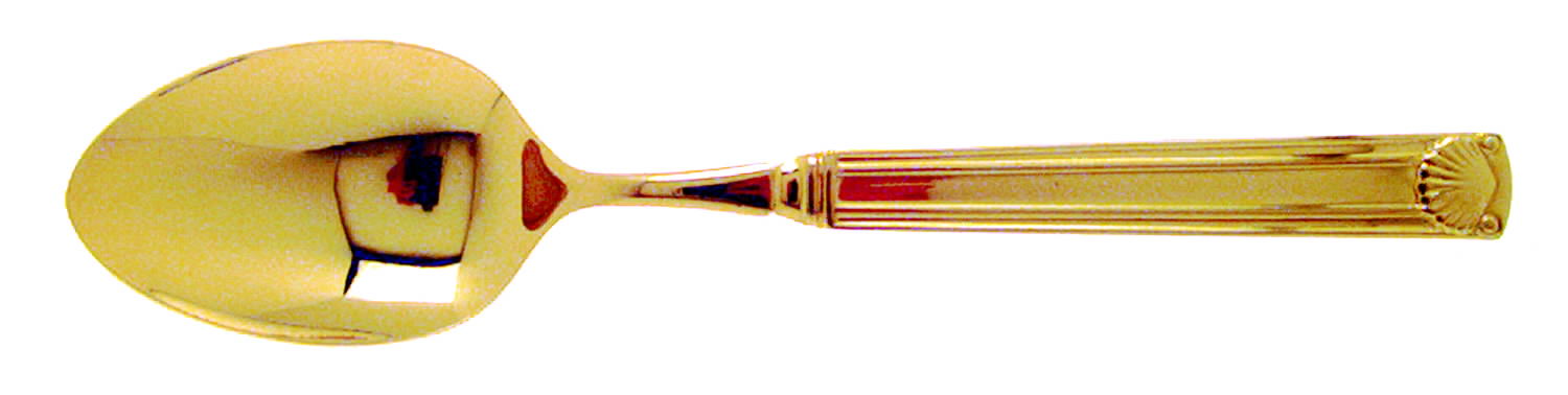 Cloisonee Shell-Gold Teaspoon by Retroneu-1