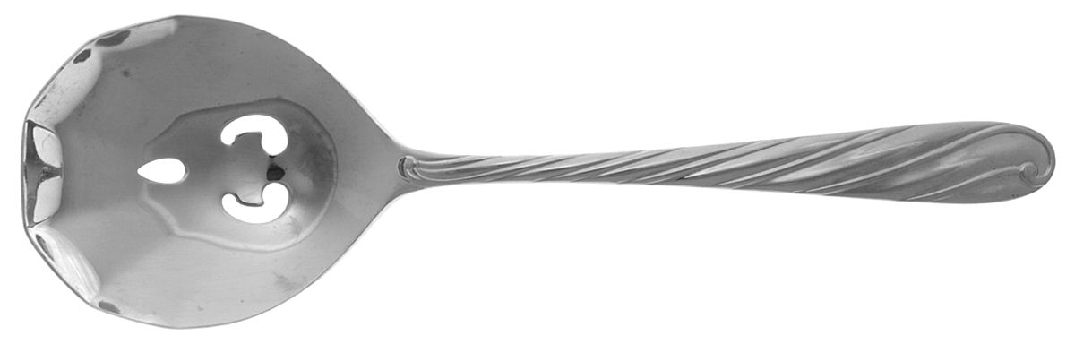 Concerto (Stainless) Pierced Solid Serving Spoon by Retroneu-1