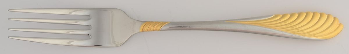 Coqui (Stainless, Gold Accent) Fork by Retroneu-1