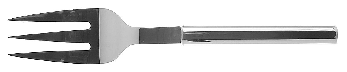 Cylinder (Stainless) Medium Solid Cold Meat Serving Fork by Retroneu-1