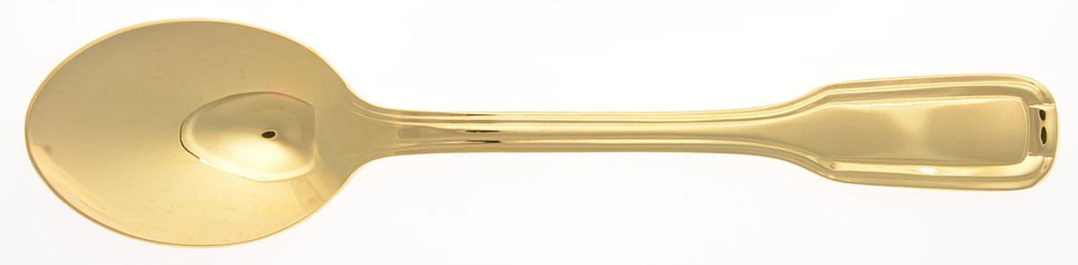 Deco Gold (Gold Electroplate) Place/Oval Soup Spoon by Retroneu-1