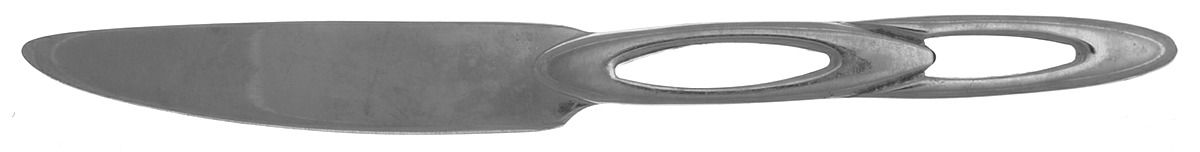 Double Loop (Stainless) Flat Handle Master Butter Knife by Retroneu-1