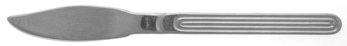 Ellipse (Stainless) Flat Handle Master Butter Knife by Retroneu-1