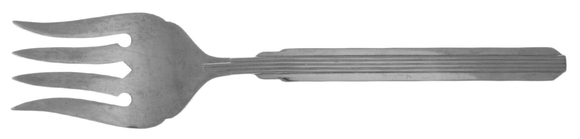 Empire State (Stainless) Solid Serving Fork by Retroneu-1