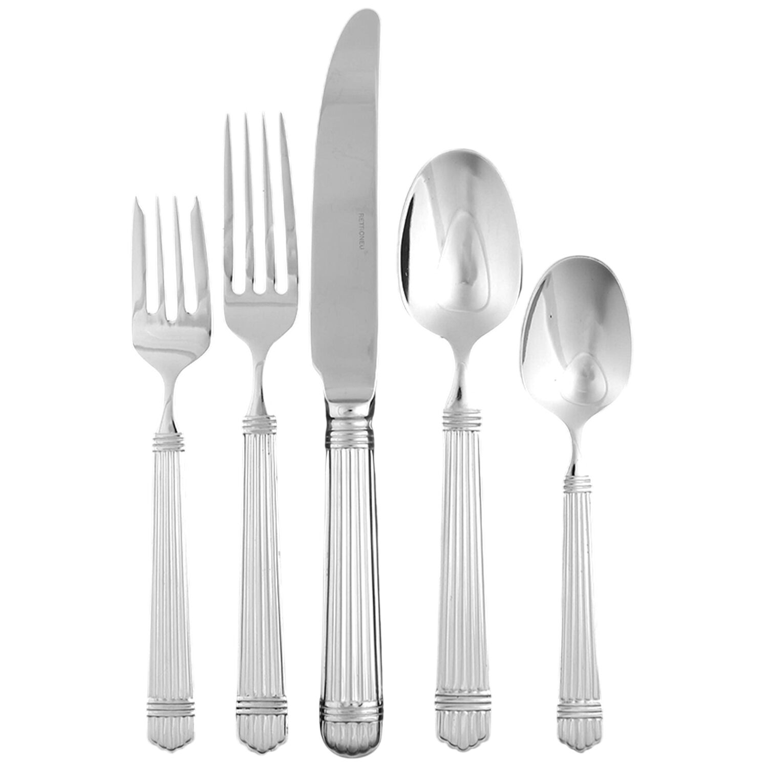 Esprit (Stainless, Glossy, 5 Ribs) 40  Piece Estate Set by Retroneu-1
