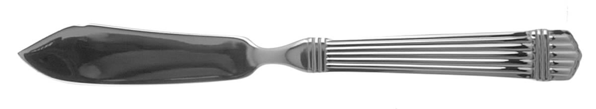 Esprit (Stainless, Glossy, 5 Ribs) Flat Handle Master Butter Knife by Retroneu-1