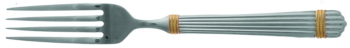 Esprit-Gold (Stainless, Gold Accent, 5 Ribs) Fork by Retroneu-1