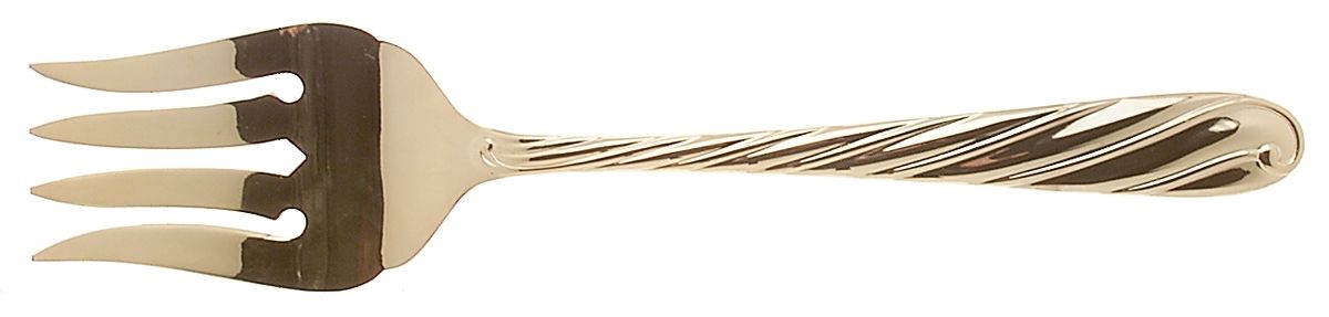 Nuance Gold (Gold Electroplate) Solid Serving Fork by Retroneu-1