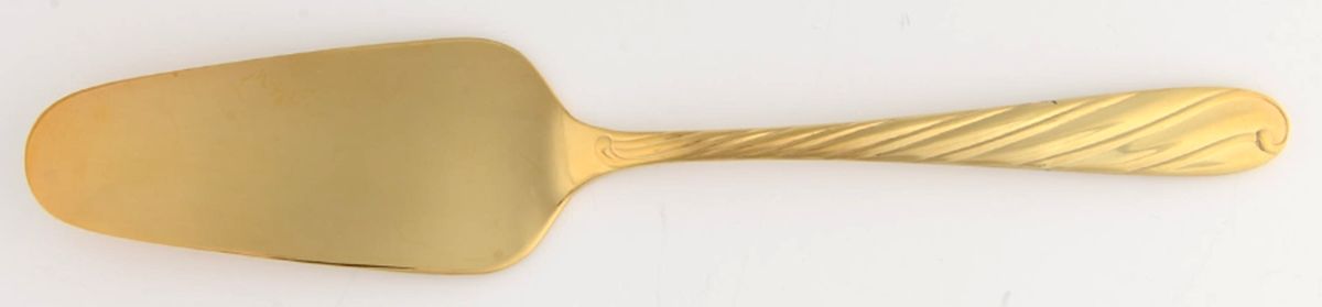 Nuance Gold (Gold Electroplate) Solid Pie Server by Retroneu-1