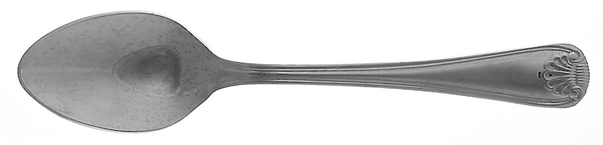 Hampton Shell (Stainless) Place/Oval Soup Spoon by Retroneu-1