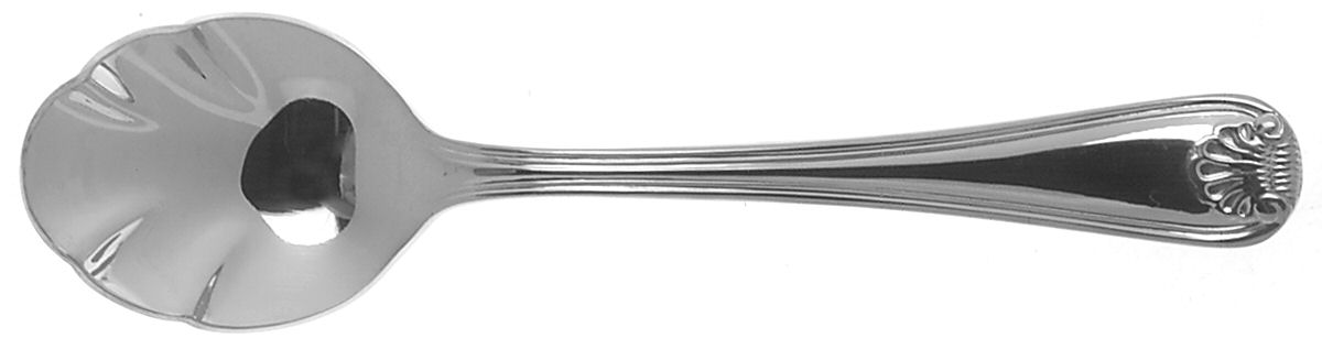 Hampton Shell (Stainless) Sugar Shell Spoon by Retroneu-1