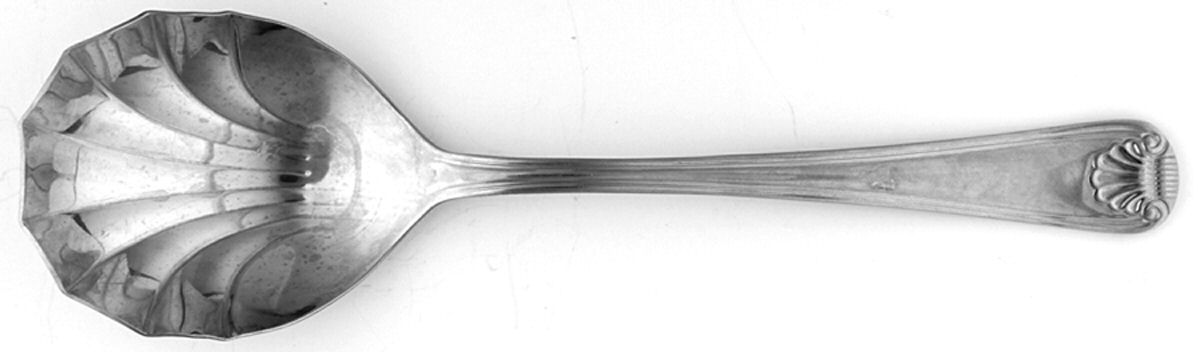 Hampton Shell (Stainless) Solid Shell Casserole Spoon by Retroneu-1
