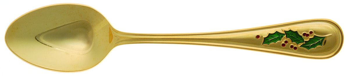 Hollyday (Gold Electroplate) Teaspoon by Retroneu-1