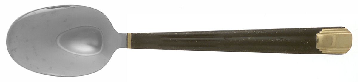 Ile De France (Stainless, Black Handle) Teaspoon by Retroneu-1