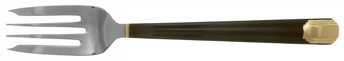 Ile De France (Stainless, Black Handle) Individual Salad Fork by Retroneu-1