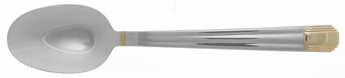 Ile De France (Stainless-Gold Accent) Teaspoon by Retroneu-1