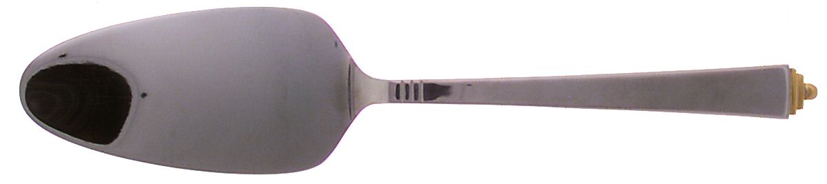 Imperiale (Stainless, Gold Accent) All Stainless Pie Server by Retroneu-1