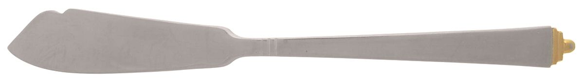 Imperiale (Stainless, Gold Accent) Flat Handle Master Butter Knife by Retroneu-1