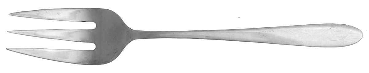 Invitation (Stainless) Solid Serving Fork by Retroneu-1
