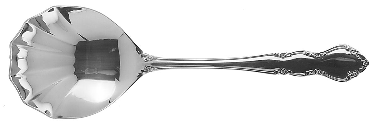 Jenna (Stainless) Solid Serving Spoon by Retroneu-1