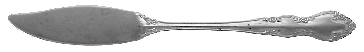 Jenna (Stainless) Flat Handle Butter Spreader by Retroneu-1