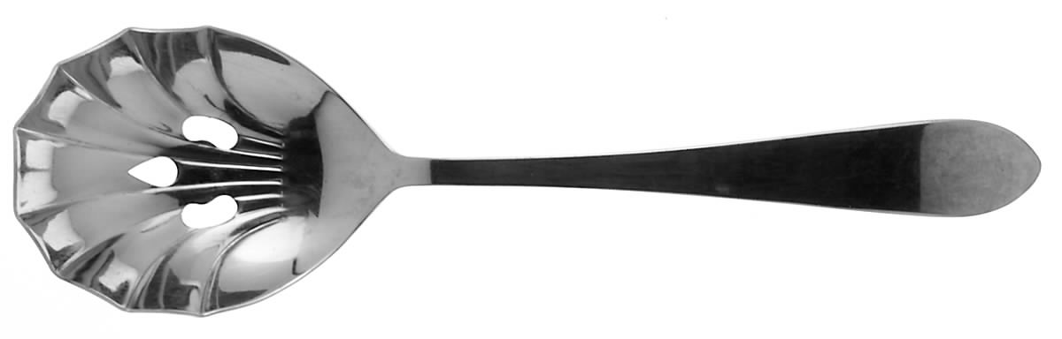 Kent (Stainless) Pierced Solid Serving Spoon by Retroneu-1