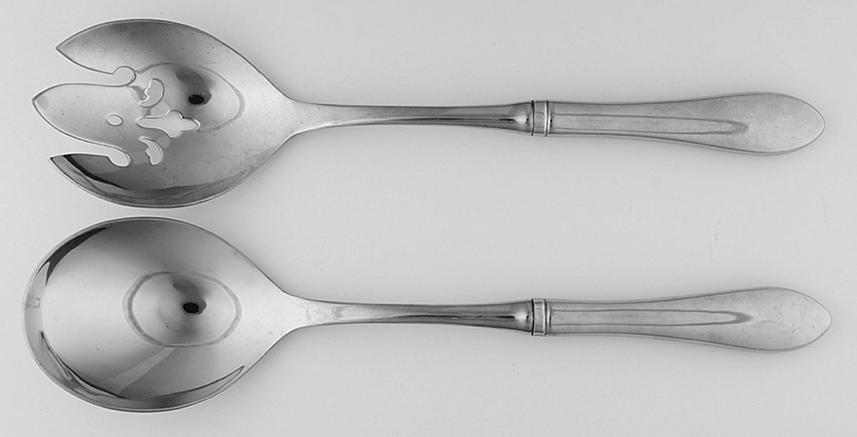 Kent (Stainless) Hollow Handle 2-Piece Salad Set by Retroneu-1
